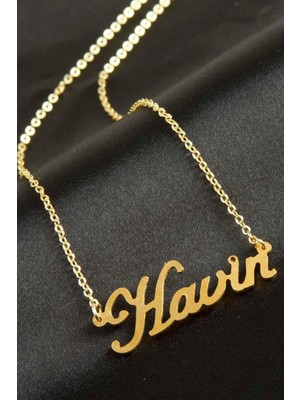 İsmiyle Al Havin Isimli Kolye (Kişiye Özel)