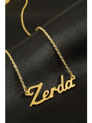 İsmiyle Al Zerda Isimli Kolye (Kişiye Özel)