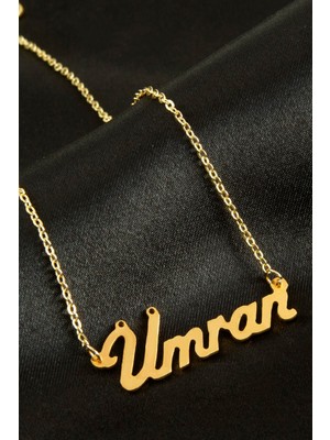 İsmiyle Al Ümran Isimli Kolye (Kişiye Özel)