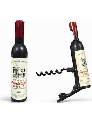 Alfa Life Marketing Şişe Tasarımlı Paslanmaz Çelik Tirbuşon Açacak