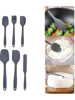 Alfa Life Marketing Silikon Spatula ve Fırça Seti