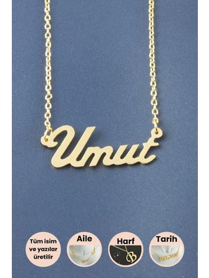 İsmiyle Al Umut Isimli Kolye