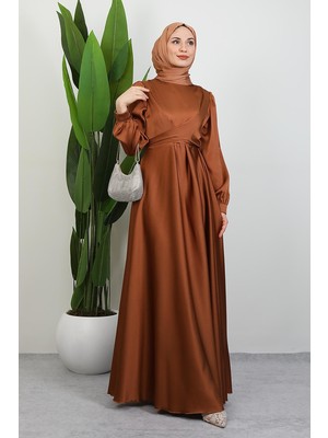 Giza Store Çapraz Kuşaklı Abiye Tarçın