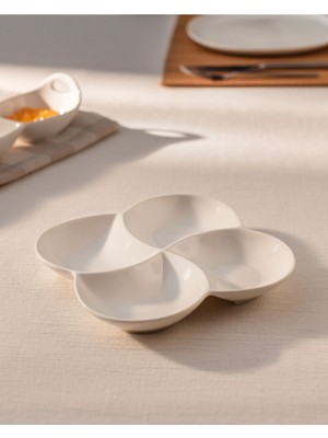 Madame Coco New Petit Concept 4 Bölmeli Büyük Sunum Tabağı