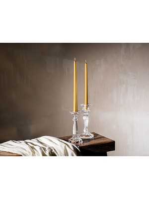 Madame Coco Répertoire Le Cadeau Şamdan Mum - Gold - 25 Cm