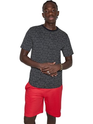 Converse Converse 3D Logo Siyah Erkek Tshirt