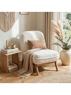 Ligredo Sırt Mekanizmalı Fonksiyonel Bohem Berjer, Kırık Beyaz