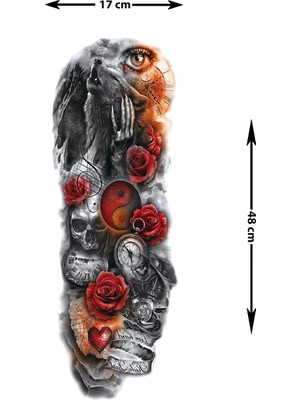 Dövme Kutusu Geçici Kol Kaplama Dövme – Çiçek Sanatı Motifi ile Doğanın Zarafeti ve Yaratıcılığın Buluşması!