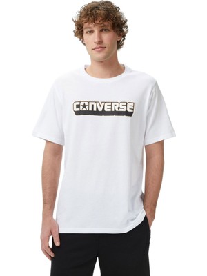 Converse Dimension Logo Beyaz Erkek Tshirt