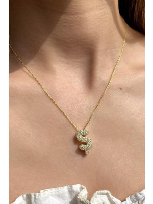 Spossy Silver Jewelry Ş Harf Kolye
