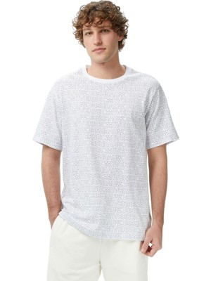 Converse 3D Logo Beyaz Erkek Tshirt