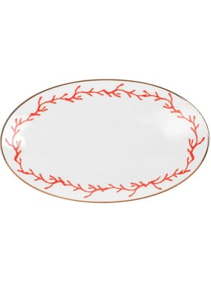 Qua Home Red Deep Kayık Tabak 24 cm