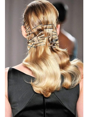 25 Adet Siyah Tel Toka 1.inci Kalite Çelik Tel Toka Kuaför