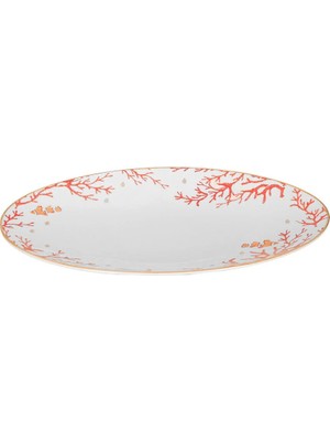 Qua Home Red Deep Kayık Tabak 32 cm