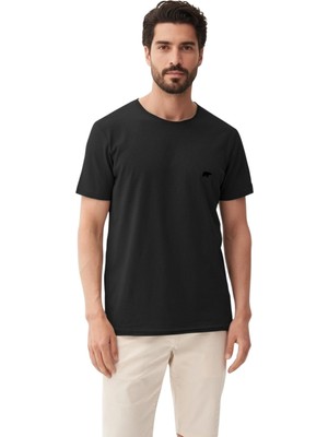 Bad Bear Flam Urbanist Siyah Erkek Tshirt