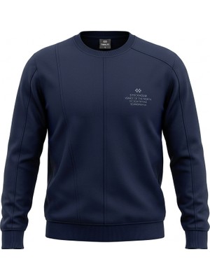 Tommy Life O Yaka Lacivert Erkek Sweatshirt