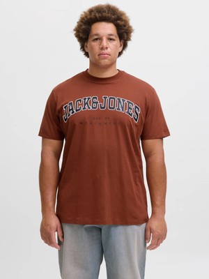 Jack & Jones Jack Jones Caleb Varsıty Büyük Beden Erkek Tişört 12258871