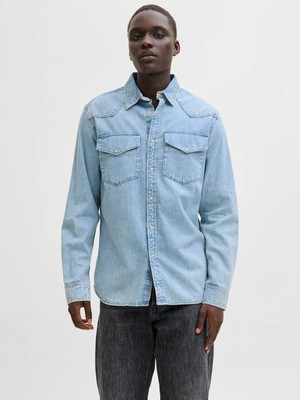 Jack & Jones Jack Jones Western Erkek Jean Gömlek 12289219