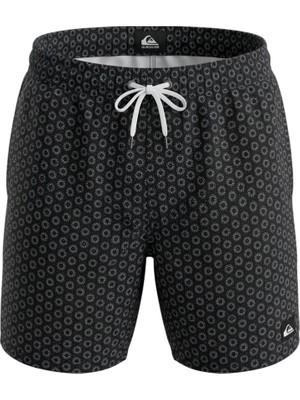 Quiksilver Strech Printed Antrasit Erkek Mayo