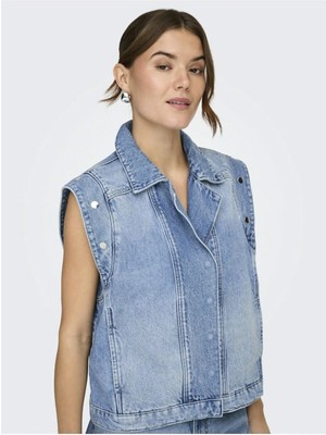 Only Fınley Kadın Jean Yelek 15364325