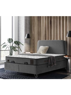 Yuvaset Home Sofia Ortopedik Antialerjik 30CM 120*200 Yatak-Baza-Başlık Seti