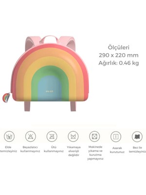 Zoy Zoii Dream Serisi Sugar Heart Rainbow Sırt Çantası
