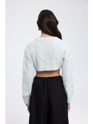 Mai Collection Mohan Gri Crop Kazak