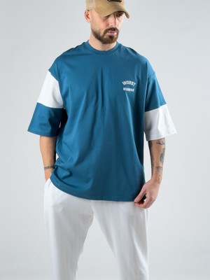 Cocopelli Mavi Tasarım Erkek T-Shirt COC3014