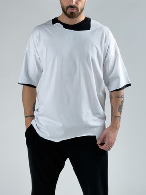 Cocopelli Tasarım Beyaz Erkek T-Shirt COC3021