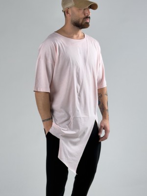 Cocopelli Asimetrik Pudra Erkek T-Shirt COC2993