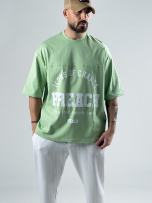 Cocopelli Yeşil Preach Erkek T-Shirt COC2999