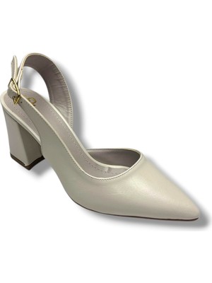 Gedik Pasha 909-26 Cilt Kare Topuk Kadın Stiletto (8cm)