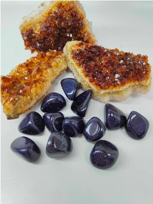 Zodyak Doğal Taş Yıldız Taşı (Mavi) Doğal Taş Tımbıl (Sertifikalı) (1 Adet)