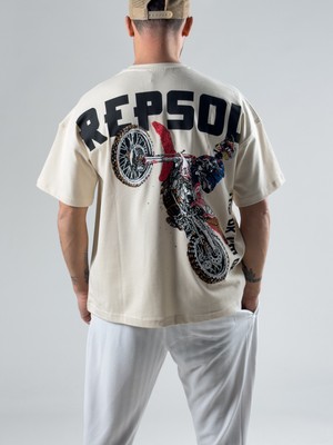 Cocopelli Bej Repsol Erkek T-Shirt COC3008