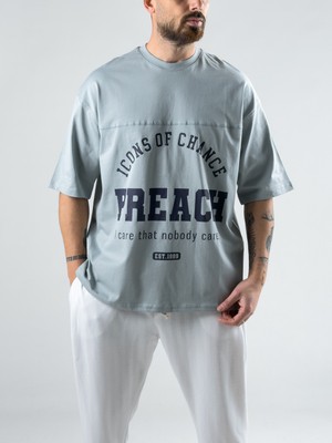 Cocopelli Antrasit Preach Erkek T-Shirt COC2997