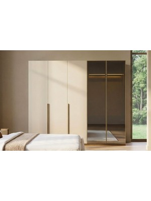 Doressa Vanta Sağ Reflekte Camlı Gardırop