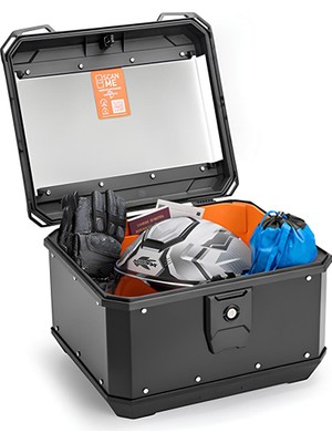 Kappa Alüminyum Çanta Siyah 40LT KMX400B (Tabla Dahil)