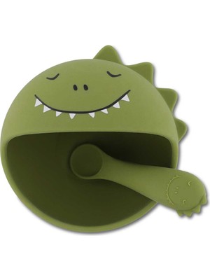 Trixie Mr. Dino - Silikon Bebek Yemek Seti