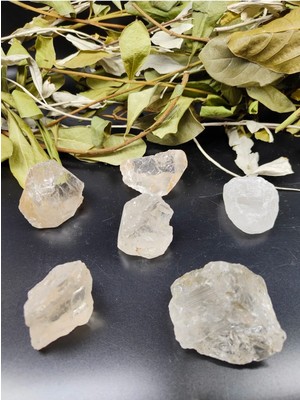 Zodyak Doğal Taş Kristal Kuvars Ham Doğal Taş (Büyük)