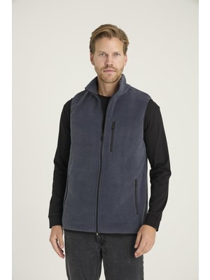 Kly Pijama Kly 274 Dik Yaka 3 Cepli Polar Tek Üst Yelek
