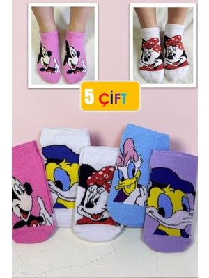 Yasyas 10 Çift Sevimli Çizgi Karakterler Patik Çorap Seti