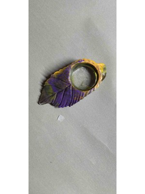 Miina Aksesuar Epoksi Reçine Çeşitli Renklerde Dekore Edilmiş Dekoratif Bir Mumluk