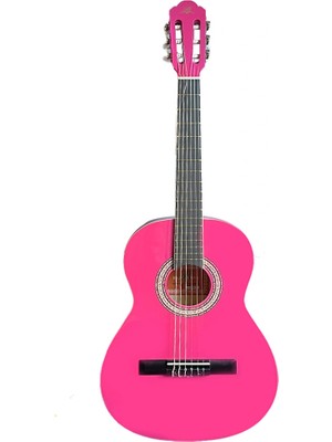 Barcelona Lc 3600 Pk Pembe 3/4 Junior Boy Klasik Gitar 11-13 Yaş İçin Hediyeli Kılıf ve Pena