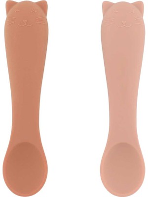 Trixie Mrs. Cat - 2li Silikon Bebek Kaşığı Seti