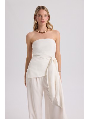 Mai Mila Beyaz Bluz Pantolon Takım