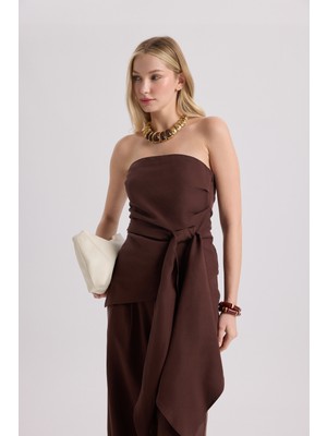 Mai Mila Bordo Bluz Pantolon Takım