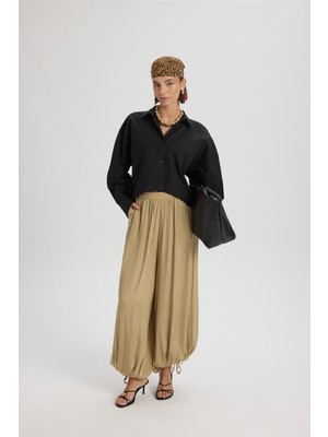 Mai Aria Bej Şalvar Pantolon