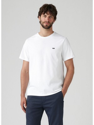 Levi's Ss Orıgınal Hm Performance Coolma Erkek Beyaz Bisiklet Yaka T-Shirt 008BT-0003