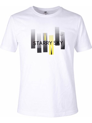 Trender 26Y595000007  Erkek T-Shirt Star Sky O Yaka