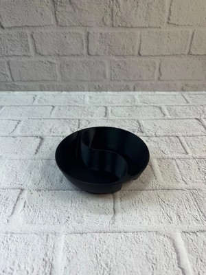 Siyah Çerezlik Kase Seti 4 Adet 3X12 cm Nemere